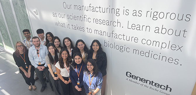 MBP students at Genentech