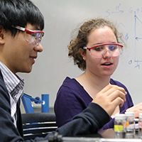 Students in a classroom