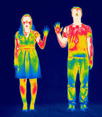 Infrared radiation image