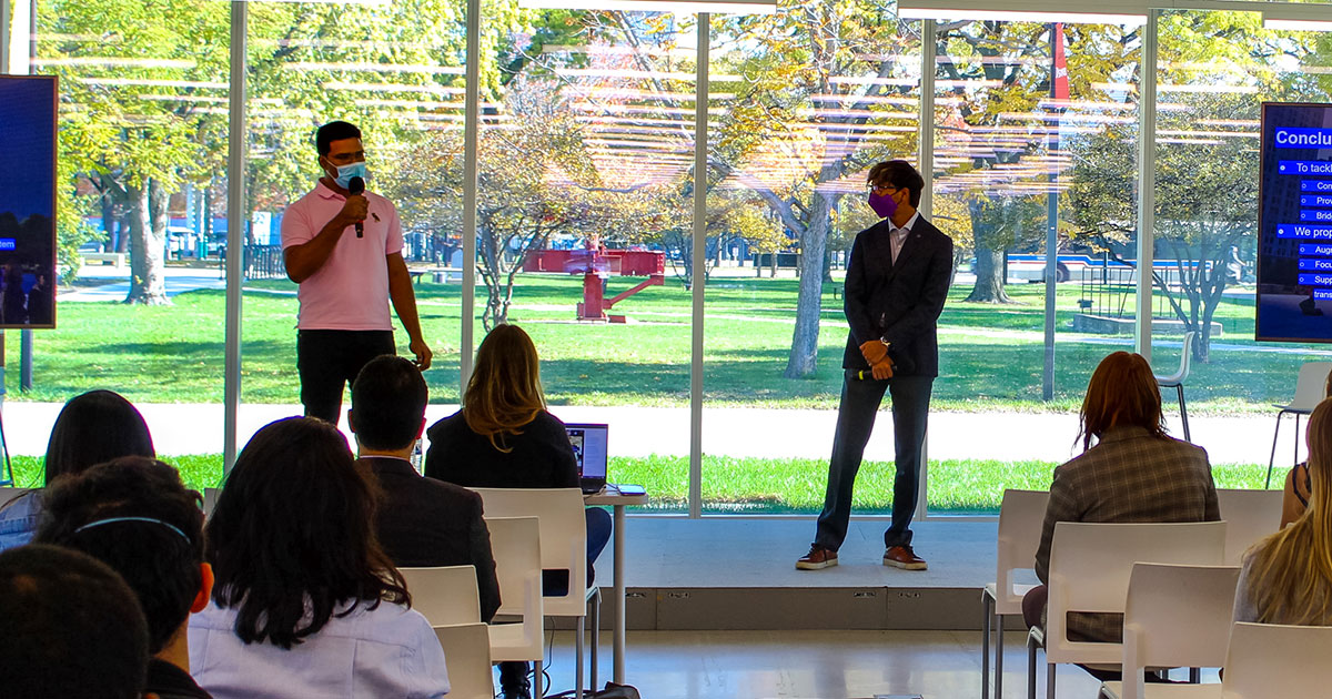 Raghu Veer (MEM ‘22) recently competed in ThinkChicago’s Civic Tech Challenge.