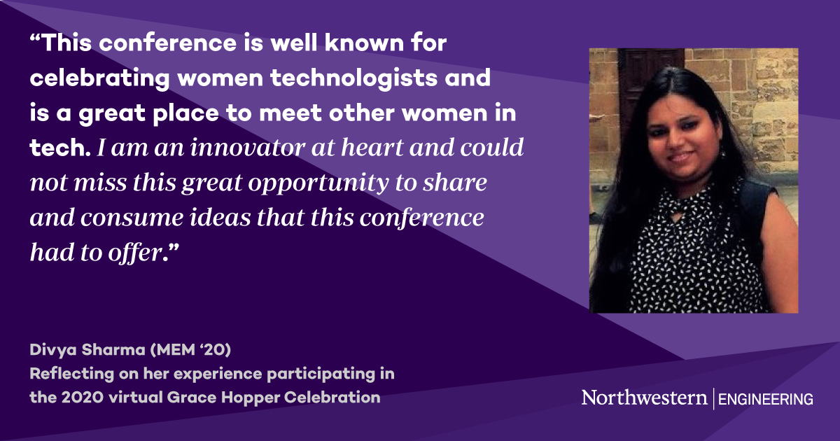 Recent MEM Grad Reflects on Grace Hopper Celebration | Inside Our ...