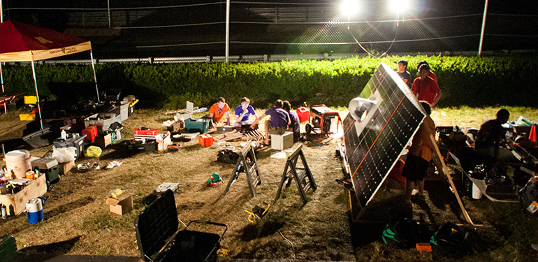 NUsolar, Northwestern’s Solar Car Team, builds and races cars fueled only by the sun.