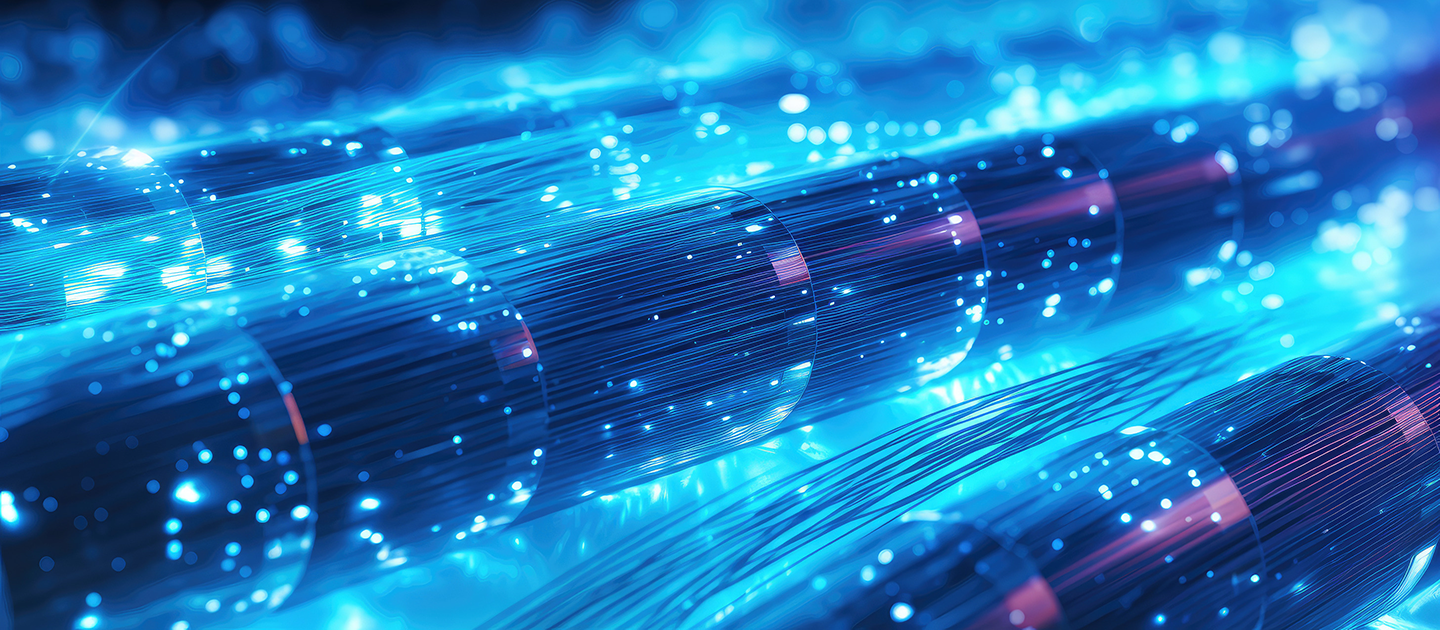 Abstract image of fiberoptic infrastructure