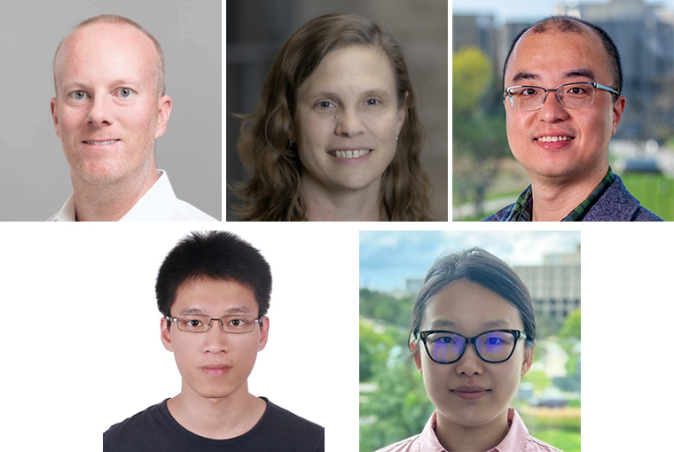 Clockwise, from top left: Ted Sargent, Jennifer Dunn, Ke Xie, Peiying Wang, Yuanjun Chen