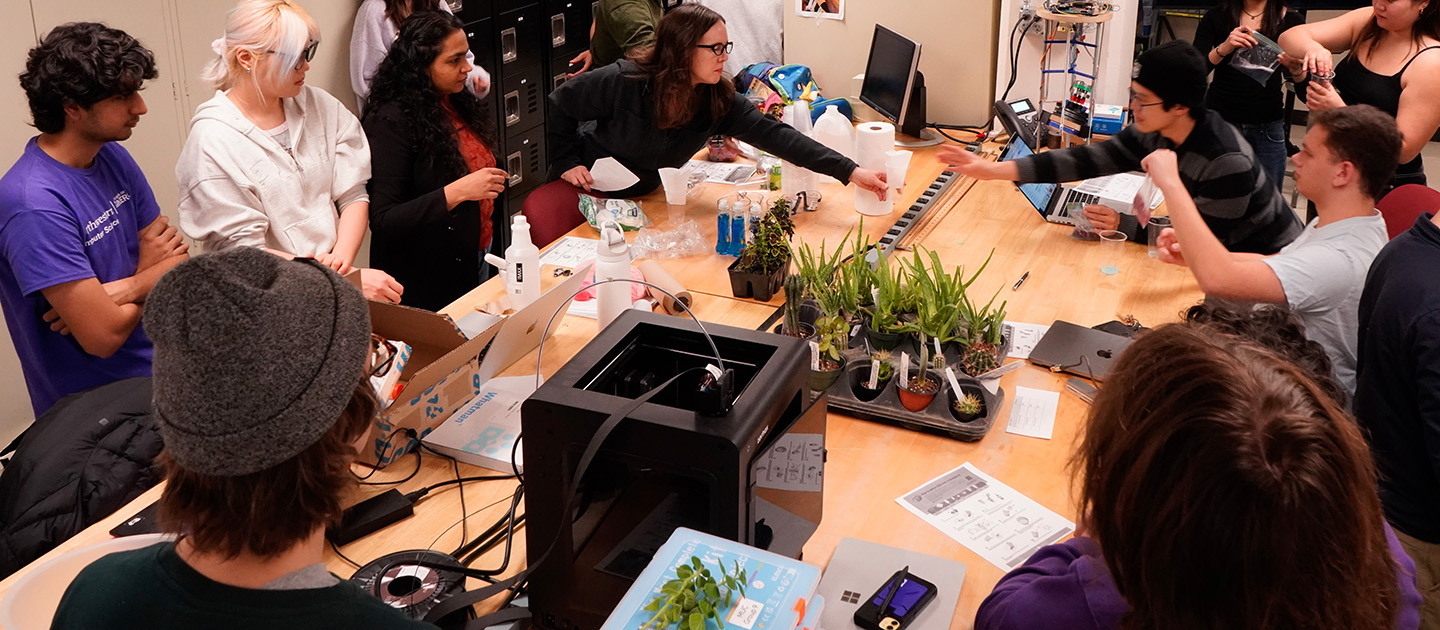 Faculty team and students in the Data-Driven Plant Science course