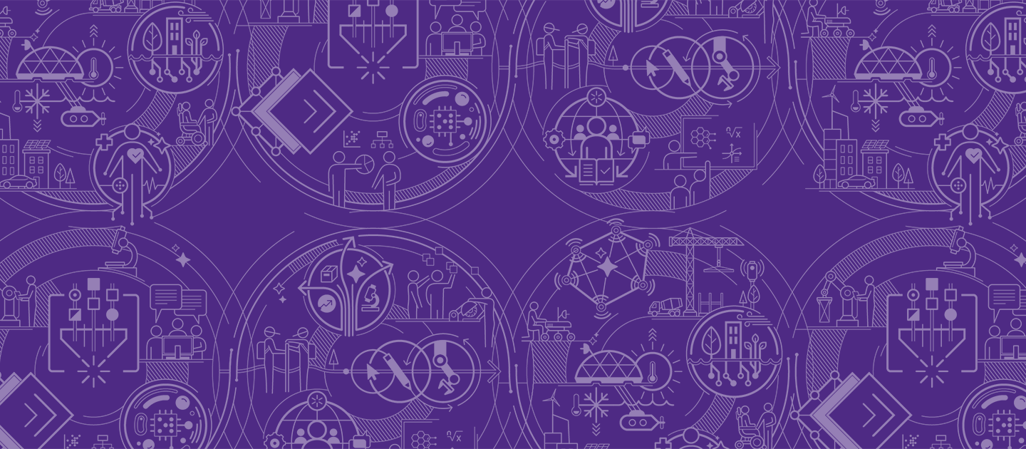 Three pillars that represent the school’s new strategic vision, Revolutionize the Methods of Engineering, Transform Engineering Education, Advance Critical Applications of Engineering